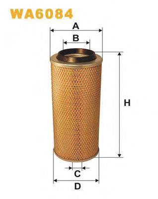 WIX FILTERS - WA6084 - Воздушный фильтр (Система подачи воздуха)