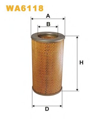 WIX FILTERS - WA6118 - Воздушный фильтр (Система подачи воздуха)