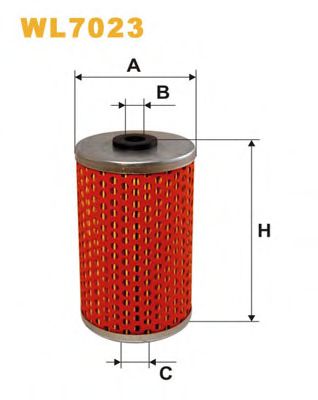 WIX FILTERS - WL7023 - Масляный фильтр (Смазывание)