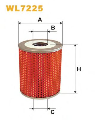 WIX FILTERS - WL7225 - Масляный фильтр (Смазывание)