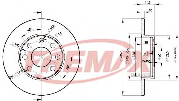 FREMAX - BD-6193 - Тормозной диск (Тормозная система)