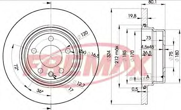 FREMAX - BD-6849 - Тормозной диск (Тормозная система)