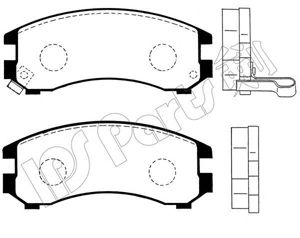 IPS PARTS - IBD-1135 - Комплект тормозных колодок, дисковый тормоз (Тормозная система)