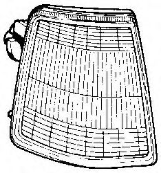 VAN WEZEL - 4039902 - Фонарь указателя поворота (Сигнализация)