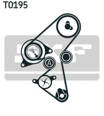 SKF - VKMC 03140 - Водяной насос + комплект зубчатого ремня (Охлаждение)