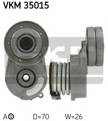 SKF - VKM 35015 - Натяжной ролик, поликлиновойремень (Ременный привод)