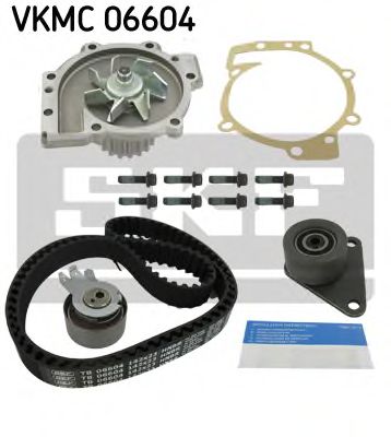 SKF - VKMC 06604 - Водяной насос + комплект зубчатого ремня (Охлаждение)