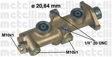 METELLI - 05-0133 - Главный тормозной цилиндр (Тормозная система)