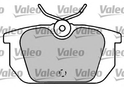 VALEO - 597048 - Комплект тормозных колодок, дисковый тормоз