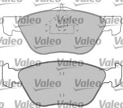 VALEO - 597217 - Комплект тормозных колодок, дисковый тормоз