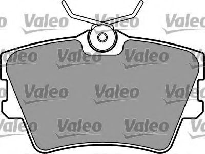 VALEO - 597488 - Комплект тормозных колодок, дисковый тормоз