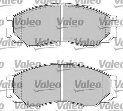 VALEO - 597476 - Комплект тормозных колодок, дисковый тормоз