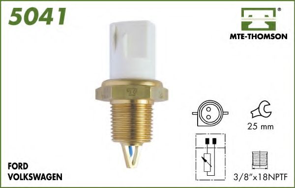 MTE-THOMSON - 5041 - Датчик, температура впускаемого воздуха (Приготовление смеси)