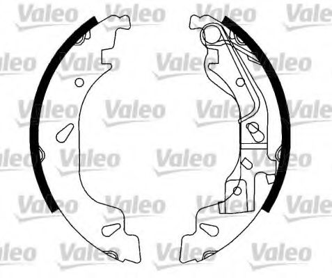 VALEO - 562770 - Комплект тормозных колодок (Тормозная система)