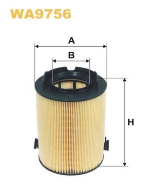 WIX FILTERS - WA9756 - Воздушный фильтр (Система подачи воздуха)