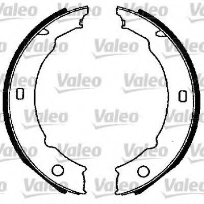 VALEO - 564018 - Комплект тормозных колодок, стояночная тормозная система (Тормозная система)