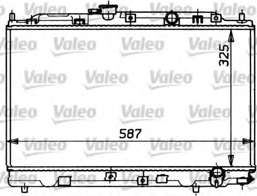 VALEO - 730413 - Радиатор, охлаждение двигателя (Охлаждение)