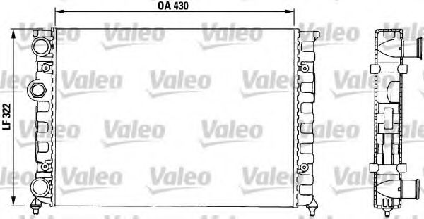 VALEO - 730503 - Радиатор, охлаждение двигателя (Охлаждение)