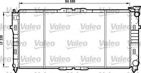 VALEO - 731376 - Радиатор, охлаждение двигателя