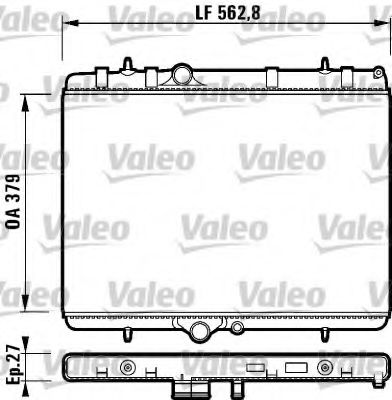 VALEO - 732888 - Радиатор, охлаждение двигателя (Охлаждение)