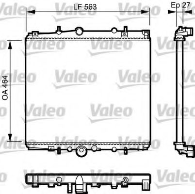 VALEO - 732945 - Радиатор, охлаждение двигателя (Охлаждение)