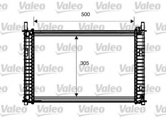 VALEO - 734274 - Радиатор, охлаждение двигателя (Охлаждение)