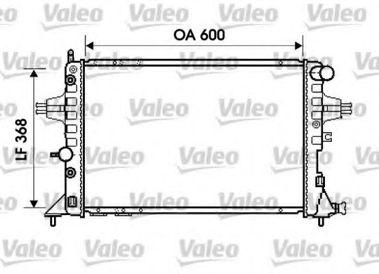 VALEO - 734388 - Радиатор, охлаждение двигателя (Охлаждение)