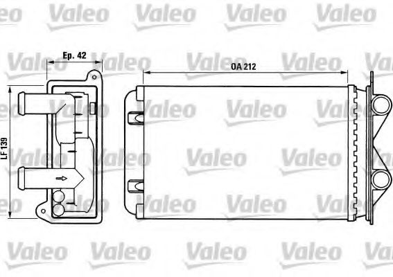 VALEO - 812013 - Теплообменник, отопление салона (Отопление / вентиляция)