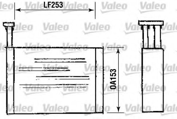 VALEO - 812144 - Теплообменник, отопление салона (Отопление / вентиляция)