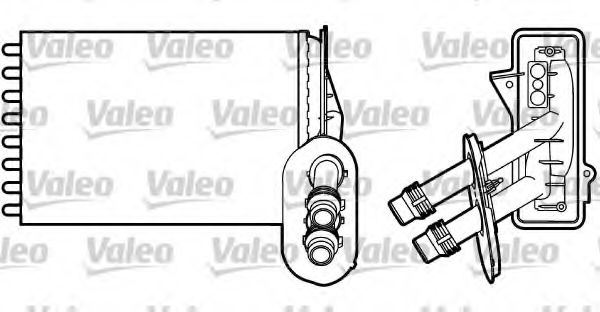 VALEO - 812195 - Теплообменник, отопление салона