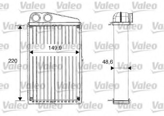 VALEO - 812247 - Теплообменник, отопление салона (Отопление / вентиляция)