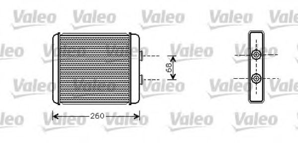 VALEO - 812284 - Теплообменник, отопление салона (Отопление / вентиляция)