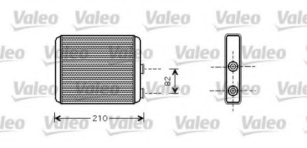 VALEO - 812363 - Теплообменник, отопление салона (Отопление / вентиляция)