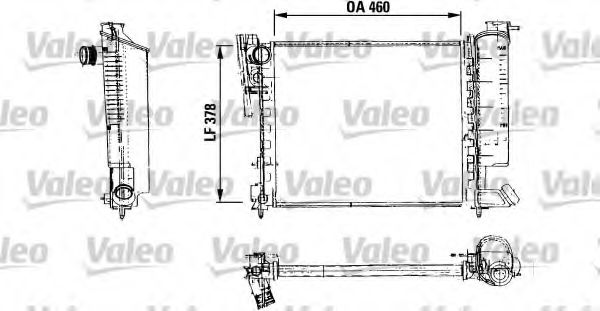 VALEO - 816715 - Радиатор, охлаждение двигателя (Охлаждение)