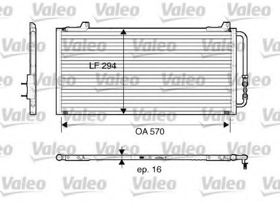 VALEO - 816921 - Конденсатор, кондиционер (Кондиционер)