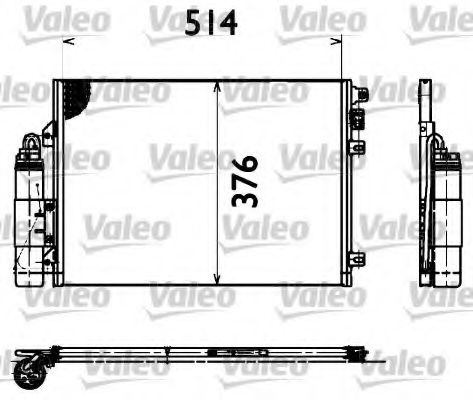 VALEO - 817428 - Конденсатор, кондиционер (Кондиционер)