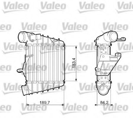 VALEO - 817556 - Интеркулер (Система подачи воздуха)