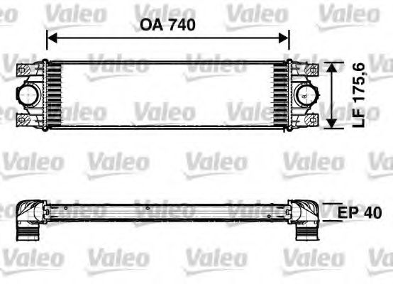 VALEO - 817637 - Интеркулер (Система подачи воздуха)