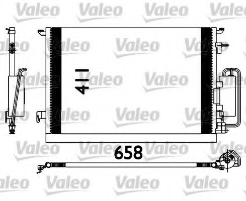 VALEO - 817647 - Конденсатор, кондиционер (Кондиционер)