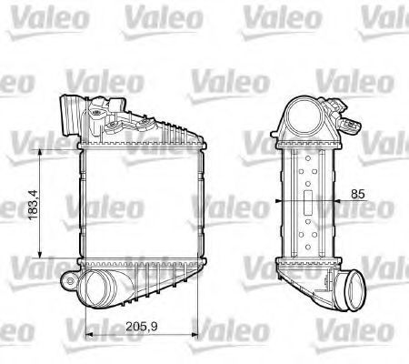 VALEO - 817653 - Интеркулер (Система подачи воздуха)