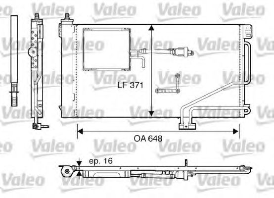 VALEO - 817849 - Конденсатор, кондиционер (Кондиционер)