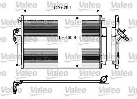 VALEO - 818173 - Конденсатор, кондиционер (Кондиционер)