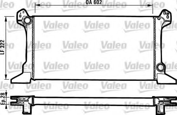 VALEO - 819176 - Радиатор, охлаждение двигателя (Охлаждение)