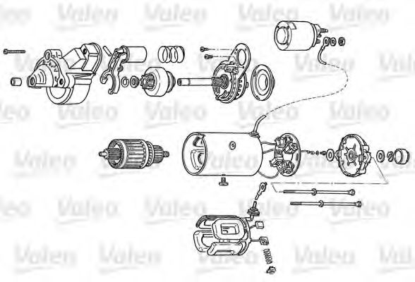 VALEO - D7R4 - Стартер