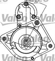 VALEO - 458280 - Стартер (Система стартера)