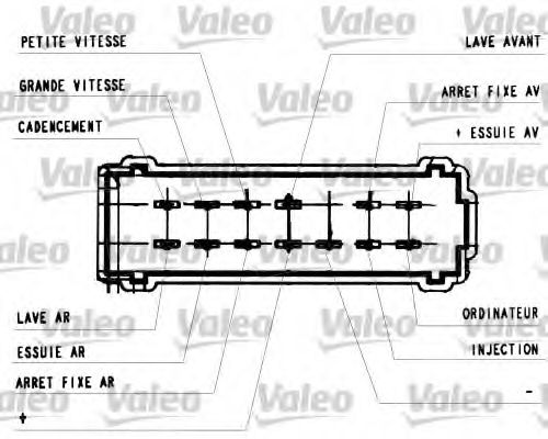 VALEO - 251442 - Выключатель на рулевой колонке (Контрольные приборы)