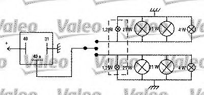 VALEO - 641422 - Прерыватель указателей поворота (сигнальное устройство, универсальное)