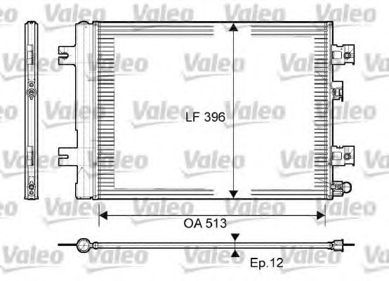 VALEO - 814077 - Конденсатор, кондиционер (Кондиционер)