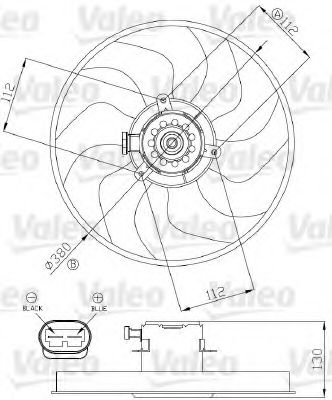 VALEO - 696288 - Вентилятор, охлаждение двигателя (Охлаждение)