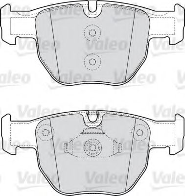 VALEO - 598658 - Комплект тормозных колодок, дисковый тормоз (Тормозная система)